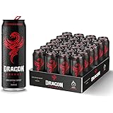 Dragon Energy Red 24 x 250 ml | Enthält BVITS* Koffein und Taurin | Leistung maximieren | Erfrischungsschub | Großartiger Ges