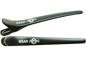 Head Jog Klip itz Hair Sectioning Clip x 6 BLACK