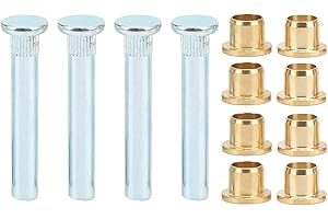 YCTZE Kit Boccola Perno Cerniera Porta, Perno Cerniera Porta con Boccola di Ricambio in Metallo per Camioncino Nissan Navara D22 Frontier UTE 19