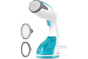 BEAUTURAL Ferro da Stiro a Vapore, Ferro da Stiro Verticale Portatile per Stirare e Disinfettare i Vestiti, Riscaldamento Rapido in 30S, Fornito con 3 Accessori, Grande Serbatoio Dell'acqua Rimovibile