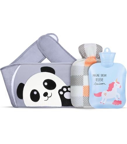 Hugo Frosch ECO Hot Water Bottle With Soft Fleece Cover With Hand Pockets 2L