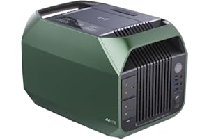 ANFUOTE Portable Power Station - 1013Wh EV-Class Li-ion Battery/ 1 Hour Fast Charging, Up To 2000W Output Solar Generator (Solar Panel Optional) for Outdoor Camping/RVs/Home Use(Green)