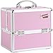 Beautify Professional Small Pretty Pink Aluminium Beauty Cosmetics & Make Up Case