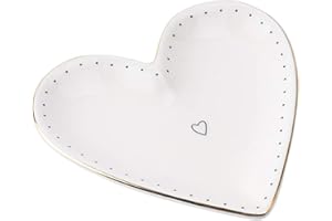 SENT & MEANT BY CGB GIFTWARE Sent & Meant Small Ceramic Heart Dish | from CGB Giftware's Sent & Meant Range | Jewellery Dish | Ring Dish | Keepsakes | Special Things | GB03847