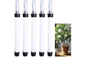 Roinaid 5 Stück Wasserstandsanzeiger Pflanzen,Gießanzeiger Zimmerpflanzen,Wasserstandsanzeiger Hydrokultur,Wasseranzeiger für Pflanzen für Topfpflanzen, Blumenkästen, Garten, Bodenmessgerät,22.8cm