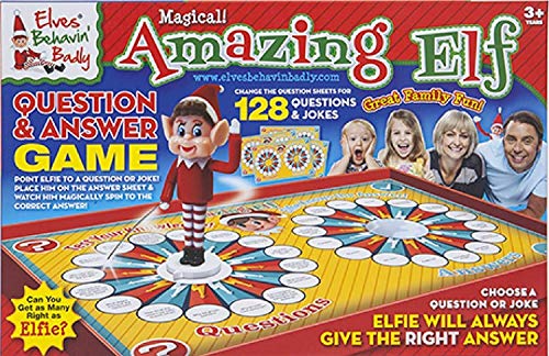 Elves Behaving Badly Elfos Comportándose Mal Mágico Asombroso Elfo Juego de Preguntas y Respuestas - Gran Diversión Familiar