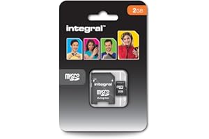 INTEGRAL Karta pamięci Micro SD z adapterem SD 2 GB