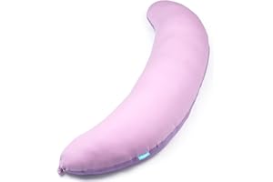 BYRIVER Almohadas de embarazo para dormir | Almohadas corporales para mujeres embarazadas, almohada de lactancia materna, funda lavable, 3.3 pies