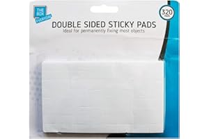THE BOX EVERYDAY 320 OR 1600 x Double Sided Sticky Pads Mounting Adhesive Work Office Home Art Foam Craft Artist Tabs UK Free P&P (1x Pack (320 Stickers))