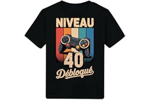 MAROMA Tee Shirt idée Cadeau Rigolo Anniversaire Homme Femme Geek 40 Ans Original/t-Shirt Premium