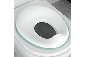 JOOL BABY PRODUCTS Jool Baby Potty Training Seat for Boys and Girls - Fits Round & Oval Toilets, Includes Free Storage Hook (Aqua)