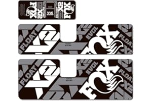 STAR SAM Autocollants compatibles avec amortisseur de vélo Fox Float X2 2021 Blanc 1 cm