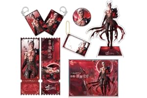 FEIDIAO Love & Deepspace Waren Set Sylus Figur Abzeichen Schlüsselanhänger Sylus Plakat Ständer Und Sammlungen Karte Für Fans 6pcs