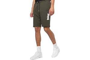 Lonsdale London Fringford Hombre Pantalones Cortos Gris