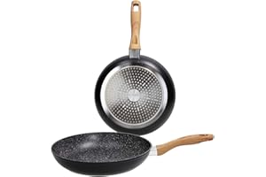 Tognana Premium Black, Set 2 Padelle da 24 e 28 cm