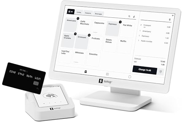 SumUp, Système de Caisse Lite avec Terminal Solo, Solution de Paiement Complète avec Logiciel Préinstallé et Fonctionnalités de Gestion
