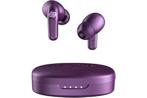 Urbanista Seoul Auriculares Inalámbricos con micrófono | Auriculares para Juegos de Baja Latencia de 70 ms | Modo Dual | Auriculares USB-C de Carga Rápida | 32 H de Reproducción | Púrpura Vivo