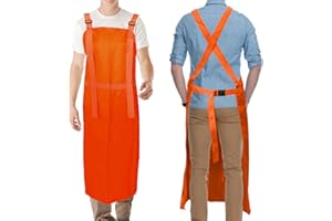 YUEHUAMECH Grembiule da falciatura Grembiule da officina impermeabile Grembiule da falegname per uomo Donna Giardino Lavoro Paesaggistica Cucina Ristorante Caffetteria BBQ Casa