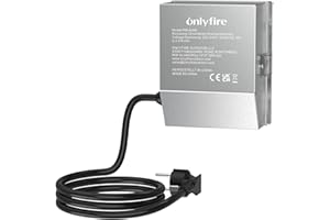 Onlyfire RMA-102 Edelstahl Grillmotor für Drehspieß, BBQ Rotisserie,(2.5-3) U/M,50/60Hz-4 Watt,220V/240V,Belastbar 18KG