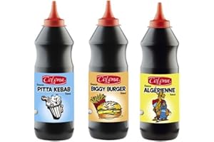 WINE AND MORE Lot sauce Colona : Pittas – Biggy burger - Algérienne (3x950ml)