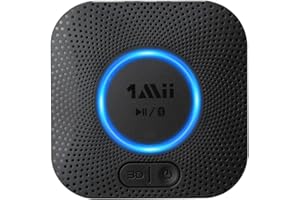 [Upgraded] 1Mii B06 Plus Recepteur Bluetooth, Adaptateur Bluetooth 5.1 pour Système Stéréo Domestique, avec aptX-HD,3D Surround, Récepteur Bluetooth pour Haut-Parleurs