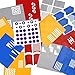 BMC Super Cute Simple Nail Vinyl 13pc Mixed Pattern Manicure Art Sticker Bundle - Super Sized Collector's Set