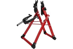 FOLOSAFENAR Support de réglage de Roue de vélo Support de Roue de Support de Roue de vélo en Alliage d'aluminium Pliable pour la réparation de vélos