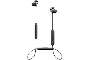 PLUG 'N PULL Écouteurs intra auriculaires sans fil Bluetooth 5.0 avec micro, 15 heures d'autonomie, microphone avec réduction de bruit, idéal sport, résistant à la transpiration, fixation magnétique