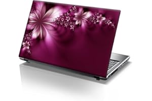 15.6 INCH TAYLORHE SKINS TaylorHe, adesivo per computer portatile, in vinile, motivi colorati ed effetto pelle, laminato, prodotto in Inghilterra, Skins - Skin protettiva per portatile da 15" e 15,6" Pink Floral