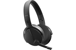 EPOS ADAPT 561 II – ulepszony zestaw słuchawkowy Bluetooth ANC ze składanym ramieniem, zoptymalizowany pod kątem UC, czas rozmów 41 godzin, łączność z wieloma urządzeniami