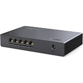 UGREEN Ethernet Switch 2.5G 5 Ports Hub RJ45 Plug Play 100/1000/2500Mbps | Quiet Fanless Unmanaged Duplex Support for PC NAS