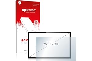 upscreen 25" Pellicola Protettiva per PC touch panel con 25,0 Pollici (63.5 cm) [538 x 337 mm, 16:10] Schermo Protezione, Anti-Impronte