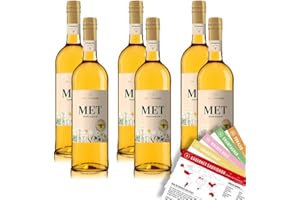 ‎VINOX Katlenburger Honigwein Met, lieblich, sortenreines Weinpaket + VINOX Winecards (6x0,75l)