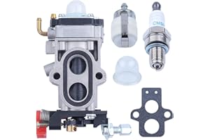 Gubeter Kit carburatore, soffiatore a Zaino per Husqvarna 150Bt 150Bf 350Bt 350Bf, 502845001, sostituire Carb per Walbro Wya-79
