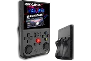 BY L.T GameBox | Consola de juegos portátil +18.000 juegos Full HD, 128 GB ampliable, Linux 2.0, WiFi, multiplayer, 4 triggers, Jack