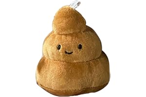 WIFEHELPER Kupa Pluszowa Lalka, Kupa Pluszowa Zabawka Zabawna Emocja Kupa Brelok do Kluczy z ozdobą śliczna Dekoracyjna Wypchana Zabawka Kupa Pluszowa Zabawka na Magnes na lodówkę, Klipsy do