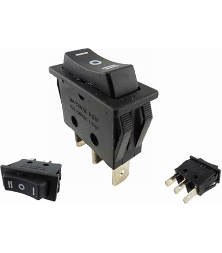 Interrupteur à Pression MARQUARDT 1661.0201 - 250V AC 16A, 2 Contacts ON/OFF, Dimensions 25x33 Mm, IP40