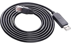 Green-utech Cable adaptador USB a RJ45 RS485 para Seplos PUSUNG Series SUTEN Smart BMS Software de conexión BatteryMonitor (180 cm)