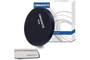 CORUSCATE 49mm Metall Objektiv Kappen,Metall Filter Kappen,Kompatibel Alle 49mm Kamera Objektiv Filter Zubehör (UV,CPL,ND,49mm Gewinde Objektiv),CNC Maschine+Linsenreinigungstuch