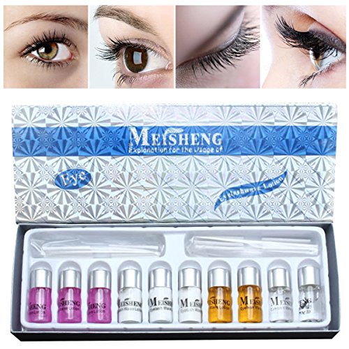 LuckyFine Eyelashes Wave Lotion Liquid Eyelash Perming Curling Kit Set Tool