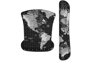 ‎AOKSUNOVA AOKSUNOVA Ergonomiczna podkładka pod mysz z poduszką żelową, podkładka pod mysz z podkładką pod nadgarstek, klawiatura