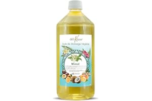 déliktess® - Huile de massage végétale - 19 parfums au choix- 200ml ou 1 litre - Naturelle et fabriquée en France - pour modelage professionnel (Monoï)