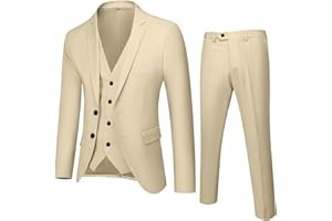 WESALOES 3-teilig Anzüge Kinder Jungen Jungen Kostüm Slim Fit Hochzeitsanzug Jacke Hose Weste Jungen Anzüge Prom Jungen Geburtstag Hochzeit Passt Formelle Kleidung Kinder Set Junge
