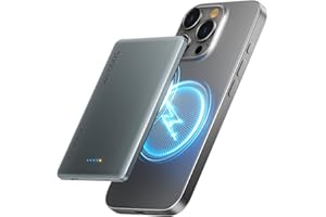 Kuulaa Magsafe Power Bank 5000mAh, Magnetyczny Powerbank USB C 20W Szybkie Ładowanie, Bezprzewodowy Zewnętrzny Powerbank Kompatybilna z iPhone 16/15/14/13/12 (GR)