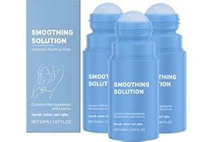 GENERISCH Smoothing Solution Ingrown Hair Treatment, Roll-On contro peli incarniti, siero dopo shave per ascelle, zone intime e pelli sensibili, rapida guarigione e cura (50 ml, 3 pezzi)