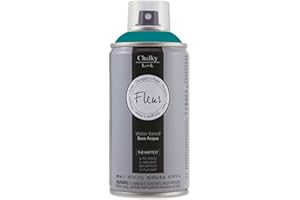 FLEUR DESIGNER'S PAINT Fleur Spray Vernice Chalk Paint, Extra Opaco, all' Acqua Senza Odore, MultiSuperficie, 300 ml F81 Miss Petronila, Effetto Gesso, Shabby Chic Vintage, per Mobili, per Interno - Esterno