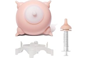 Bubble milk bowl Mangeoire à Lait pour Chiot,Biberons pour Chiots, pour Plusieurs Chiots 4 Tétines en Silicone Allaitement pour Chiot Dongdong Pet