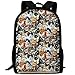 Produktbild best& Stylish Kaufman Whiskers and Tails Digital Prints Cats Laptop Backpack School Backpack Bookbags College Bags Daypack