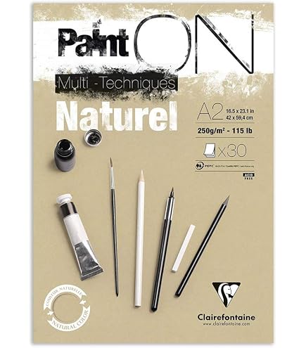 Blocco Da Disegno, Formato A4, Colore Nero, Pesante, Per Disegno, Per