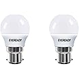 Eveready 2.5W LED Light Bulb | Mercury-Free | With Wide Operating Voltage Range | 100 Lumens Per Watt | Cool Day Light (6500K), Warm White (3000K), Red, Blue & Green | Pack of 2